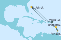 Visitando IleRoyale, IleRoyale, Virgin Gorda (Islas Virgenes), St. John´s (Antigua y Barbuda), Havre Saint Pierre (Canadá), Port Elizabeth (San Vicente y Granadinas), Scarborough (Trinidad & Tobago), Bridgetown (Barbados)