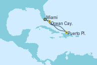 Visitando Miami (Florida/EEUU), Puerto Plata, Republica Dominicana, Ocean Cay MSC Marine Reserve (Bahamas), Miami (Florida/EEUU)