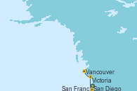 Visitando San Diego (California/EEUU), San Francisco (California/EEUU), Victoria (Canadá), Vancouver (Canadá)