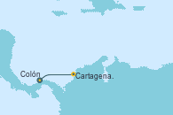 Visitando Colón (Panamá), Cartagena de Indias (Colombia)