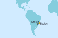 Visitando Santos (Brasil), Buzios (Brasil), Santos (Brasil)