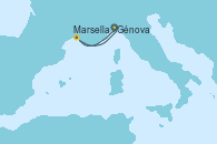 Visitando Génova (Italia), Marsella (Francia), Génova (Italia)