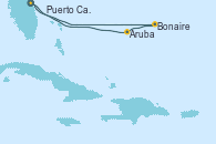 Visitando Puerto Cañaveral (Florida), Bonaire (Países Bajos), Aruba (Antillas), Puerto Cañaveral (Florida)