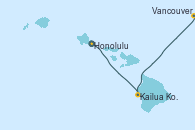 Visitando Honolulu (Hawai), Kailua Kona (Hawai/EEUU), Kailua Kona (Hawai/EEUU), Vancouver (Canadá)