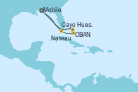 Visitando Mobile (Alabama), Cayo Hueso (Key West/Florida), OBAN (HALFMOON BAY), Nassau (Bahamas), Mobile (Alabama)