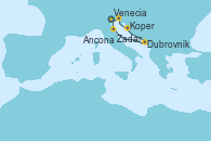 Visitando Venecia (Italia), Koper (Eslovenia), Zadar (Croacia), Dubrovnik (Croacia), Ancona (Italia), Venecia (Italia)