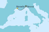 Visitando Génova (Italia), Marsella (Francia)