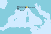 Visitando Marsella (Francia), Savona (Italia)