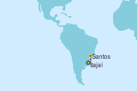 Visitando Itajaí (Brasil), Santos (Brasil), Itajaí (Brasil)